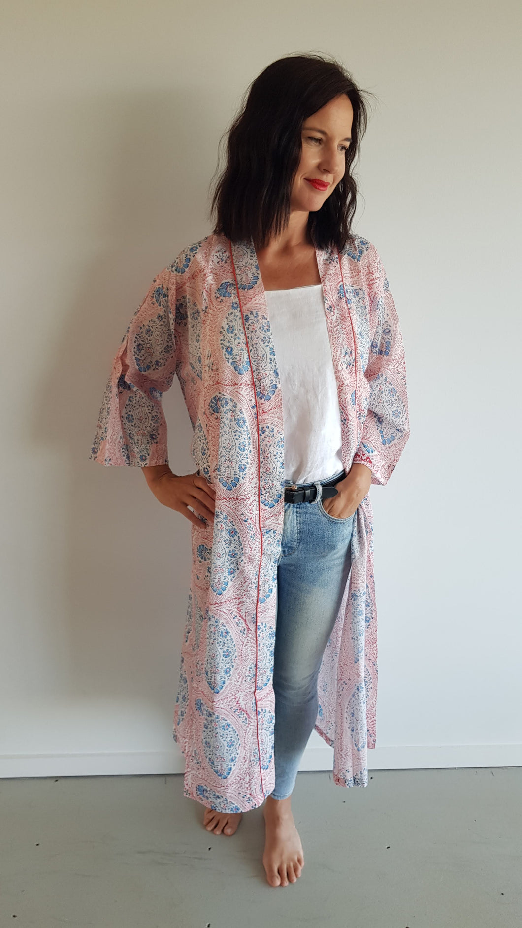 Indian Block print Kimono