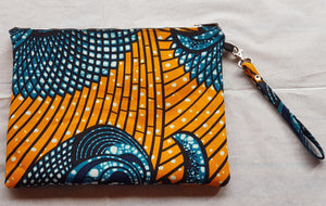 African Dakar Clutch Orange