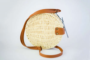 Straw Cream Bag