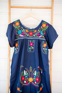 Mexican Bonita dress Navy Blu