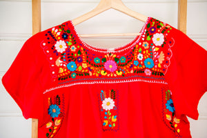 Mexican Bonita dress Red