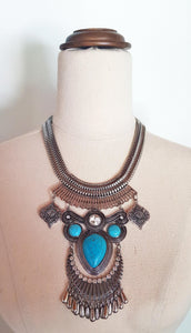 Turkish Kuchi choker turquoise stone