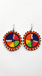 African Maasai earrings